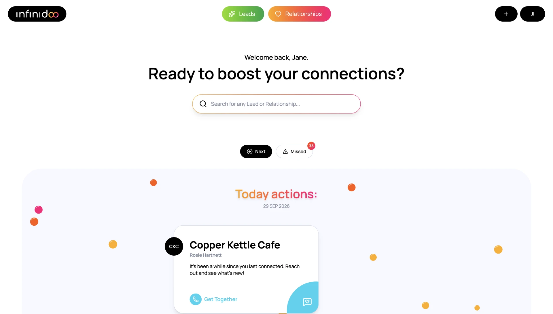 Website after