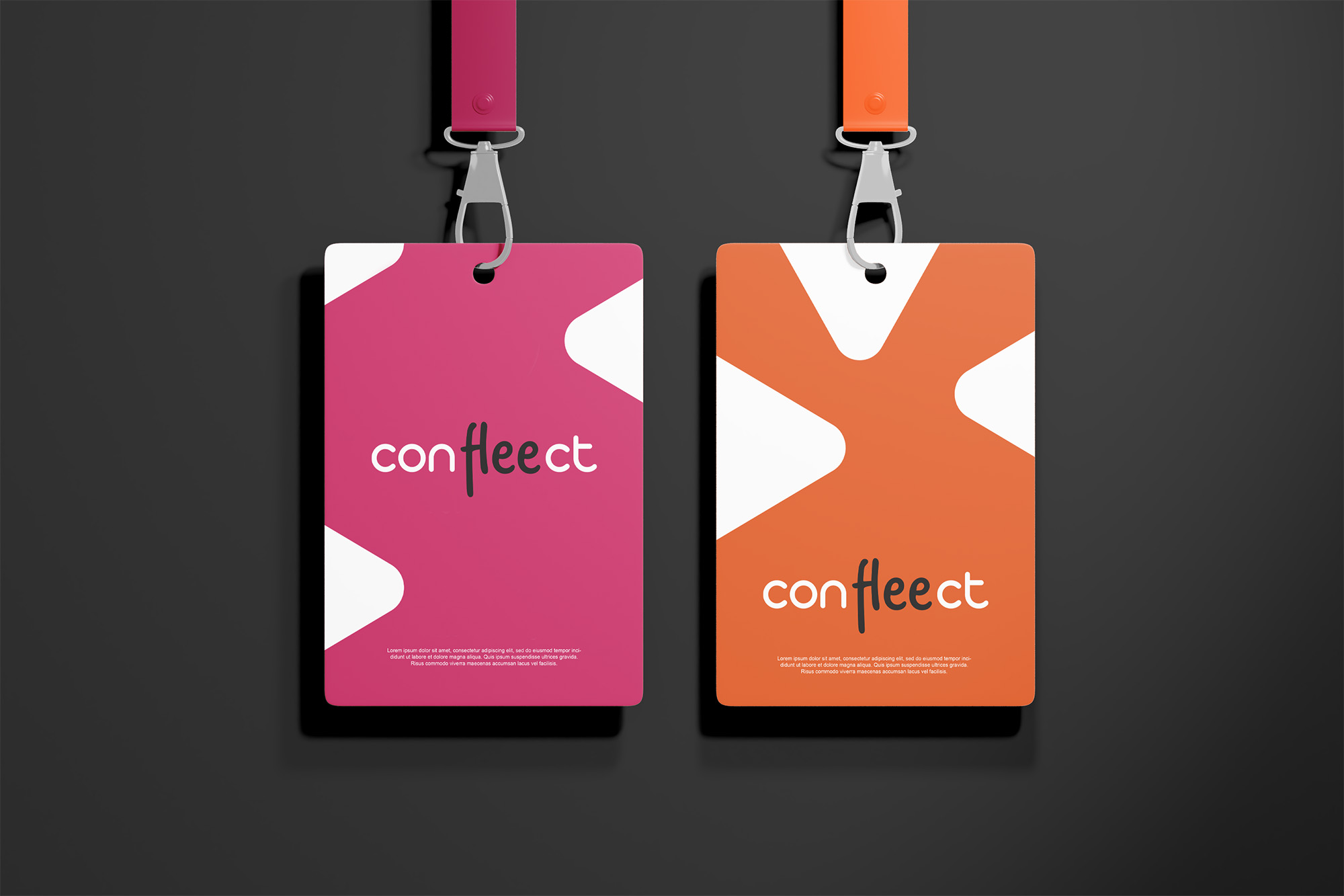 The calm Confleect identity out in the world