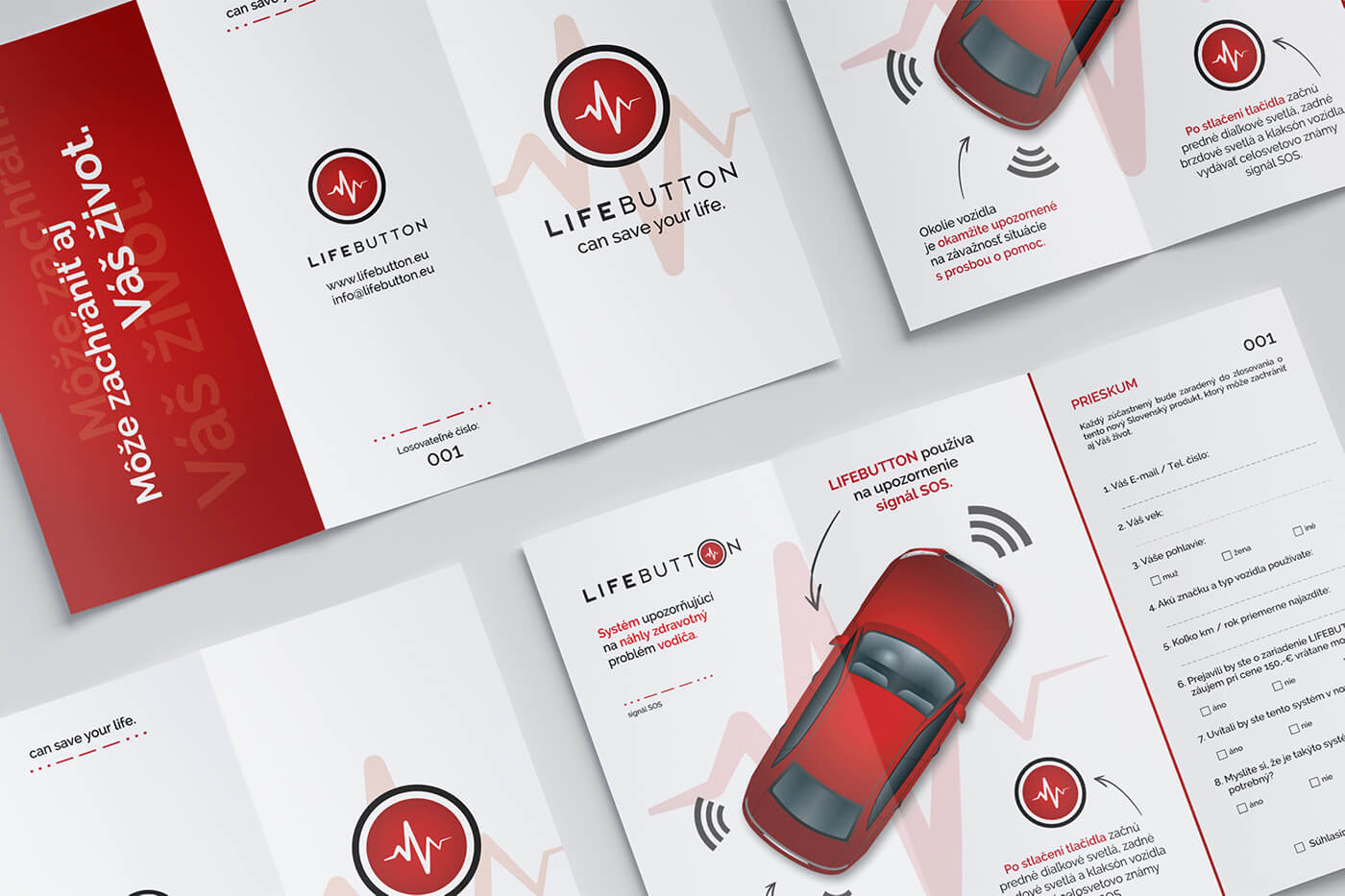 Logo and button hero application