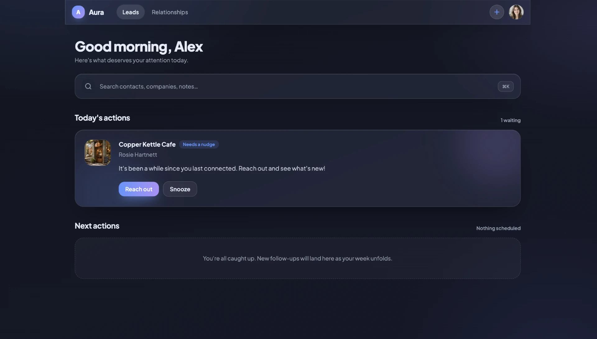 Website before