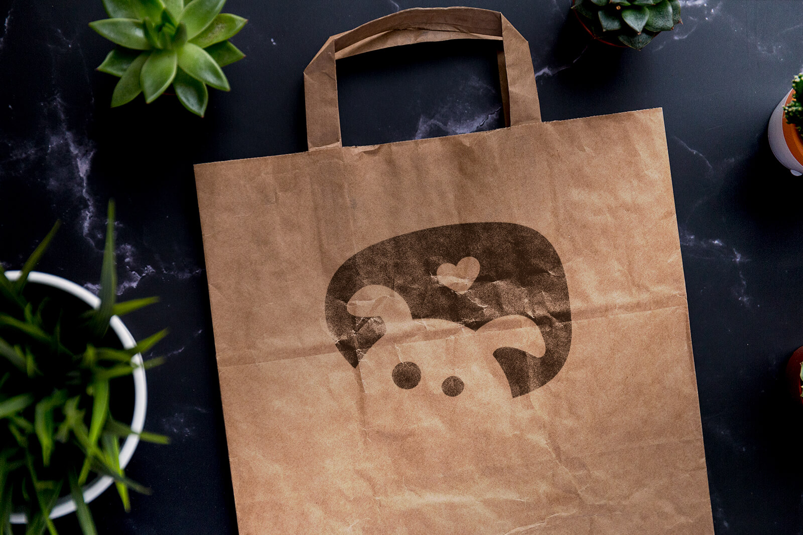 Dog2Love paper shopping bag